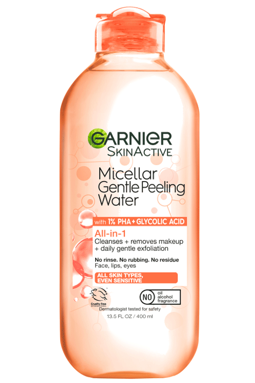 Garnier Micellar Peeling Cleansing Water with 1% PHA and Glycolic Acid